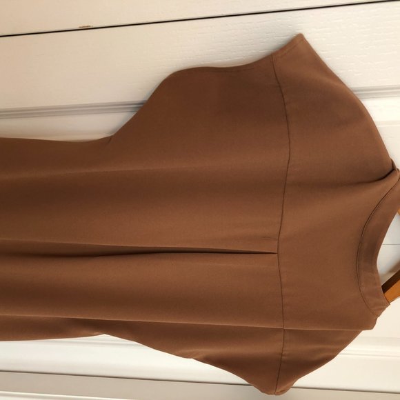 Crêpe de Chine V-Neck Tunic Dress - Picture 3 of 6